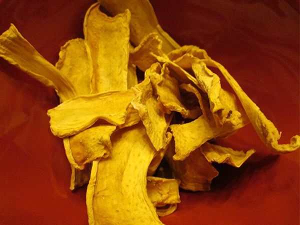 Finte chips di zucca