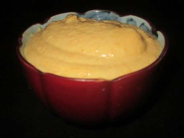Crema di carote profumata 