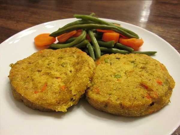 Hamburger di miglio e verdure