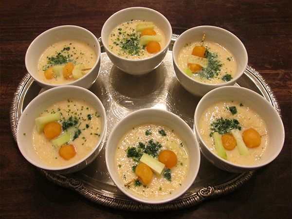 Gazpacho di melone e cetrioli